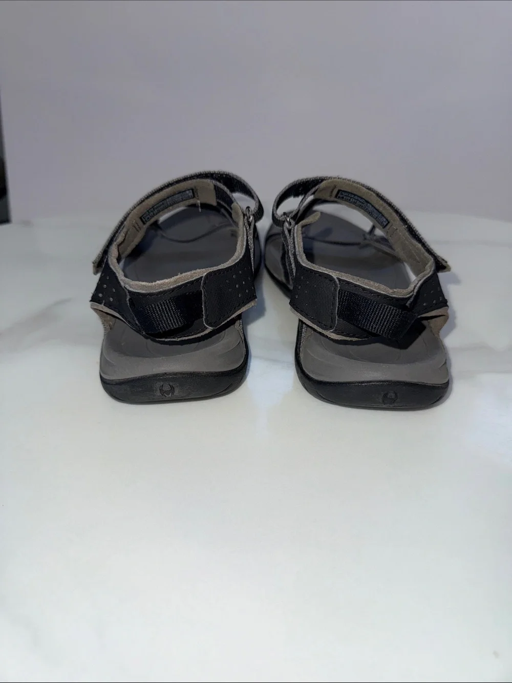 Teva women’s Black and Gray Adjustable Strap Sandals
